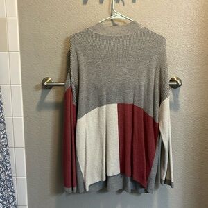 Color block sweater